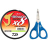 Шнур DAIWA J-Braid Grand X8E-W/SC 135м 0,16мм Island Blue + ножницы 40002627